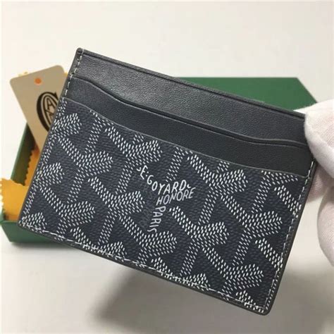 goyard paris card holder|goyard card holder for sale.